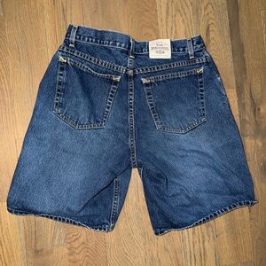 Men’s Lee Dungarees denim shorts Sz 32 jorts dark wash